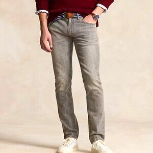 Polo Ralph Lauren Boys Sullivan Slim Fit Stretch Gray Denim Jeans – Size 14